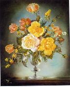 unknow artist Floral, beautiful classical still life of flowers.136 china oil painting reproduction